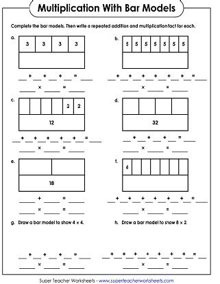 Repeated Addition Multiplication Free Printable Worksheets-এর ছবি ফলাফল