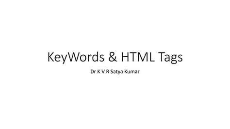 Image result for How to Write Key Words in HTML