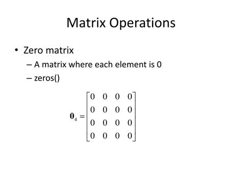 Toradh íomhá ar Zero Matrix