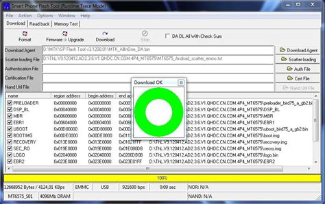 Toradh íomhá ar Android ROM Flasher for Windows