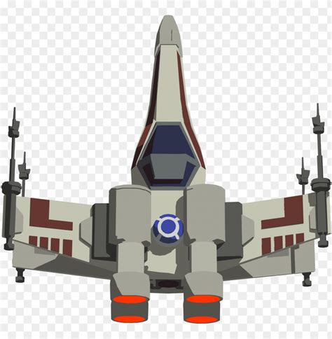 Image result for X-Wing Side View Transparent Background