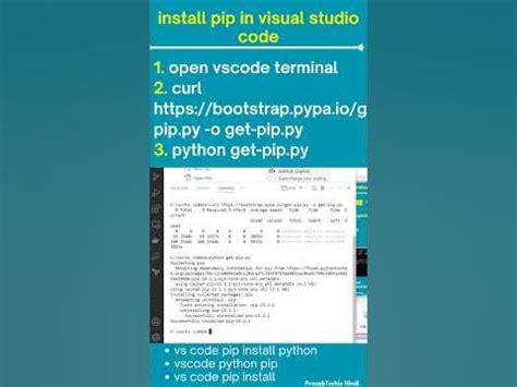 Image result for PIP Install in Visual Studio Code