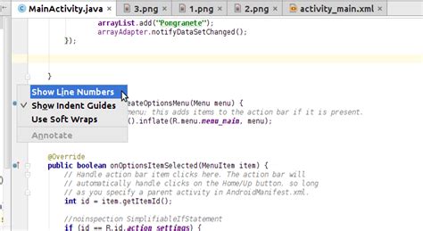 How to Multi-Line Code in Android Studio に対する画像結果