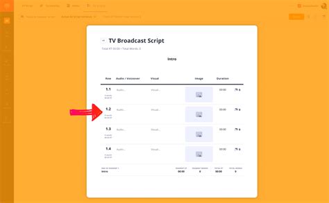 Audio Visual Script Examples for News に対する画像結果