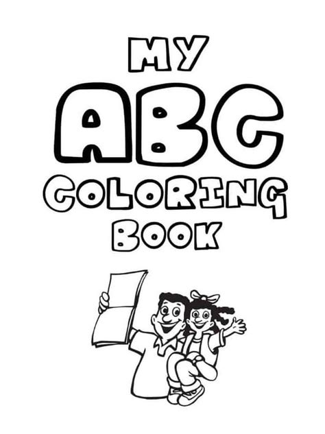 Image result for Printable ABC Coloring Book