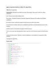 Image result for Write a Program to Implement Best Fit