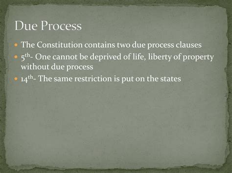 Image result for Example of Due Process