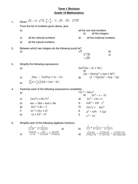 Image result for Math for Grade 10