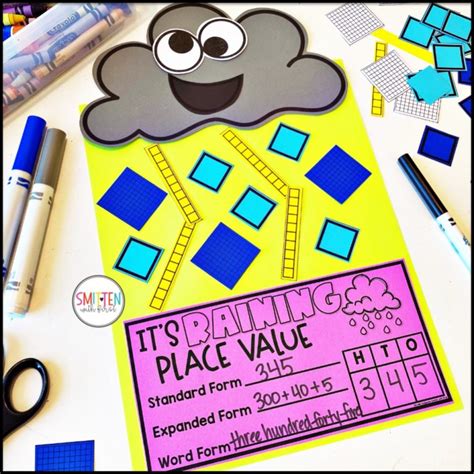 Image result for Math Crafts Place Value First Grade