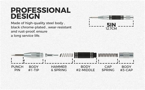 Image result for Spring Loaded Punch Tool
