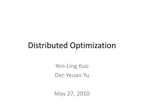 Image result for Distributed Optimization Graph
