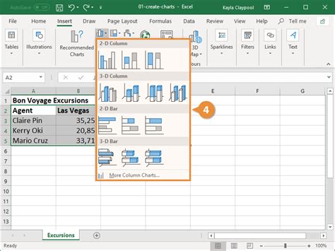 Image result for How to Add Chart in Excel