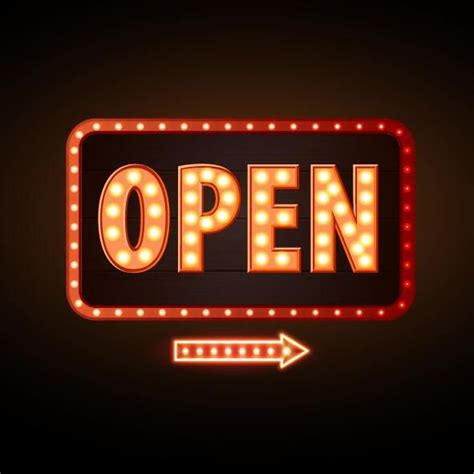 Afbeeldingsresultaten voor Open Sign Neon Retro