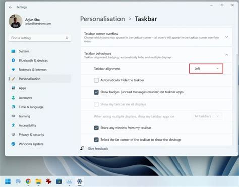 Image result for How to Customize Windows 11 Taskbar