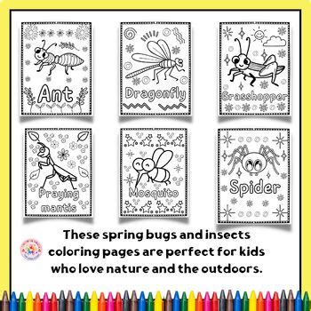 Image result for Spring Bugs Coloring Pages