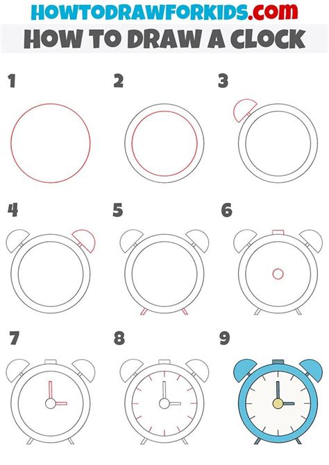 Image result for How to Draw Clock
