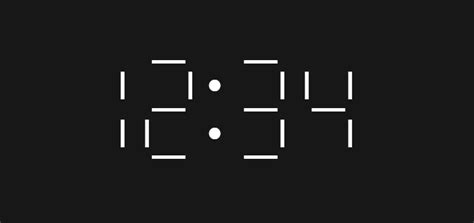 Image result for ASCII-Code Clock