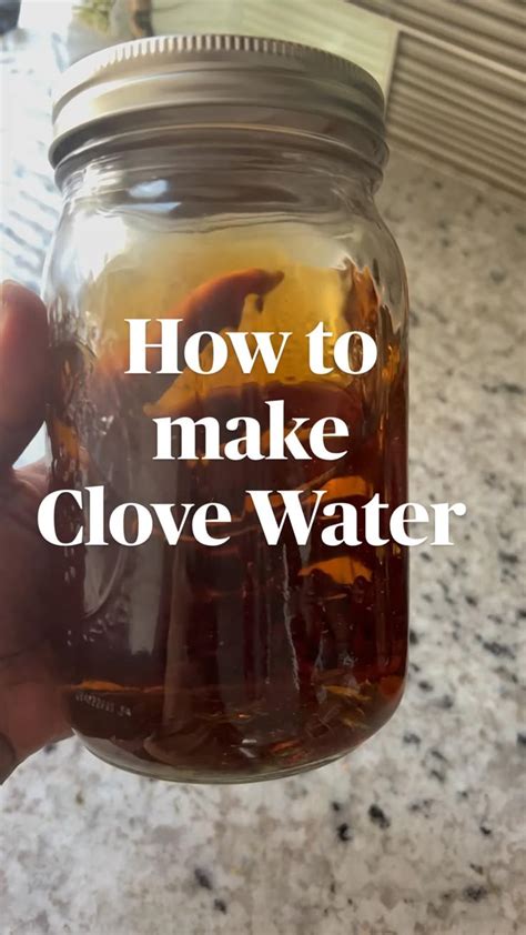 Image result for How to Make Clove Water Using Clove Powder