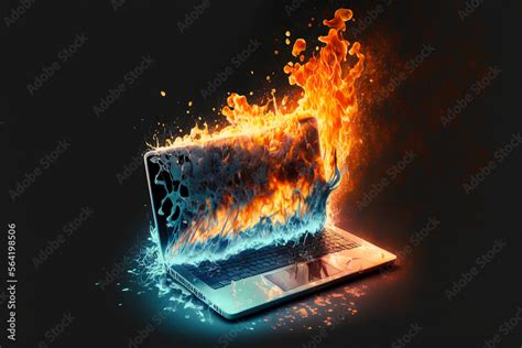 Image result for Computer On Fire