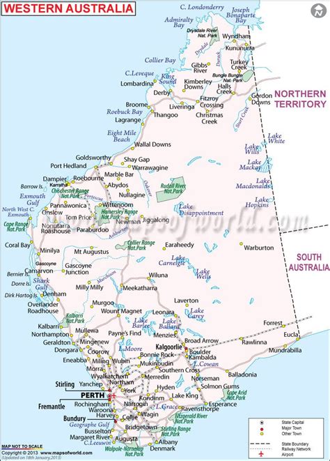 Image result for Map of West Australia