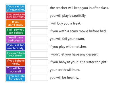Toradh íomhá ar First Conditional Memory Scenes