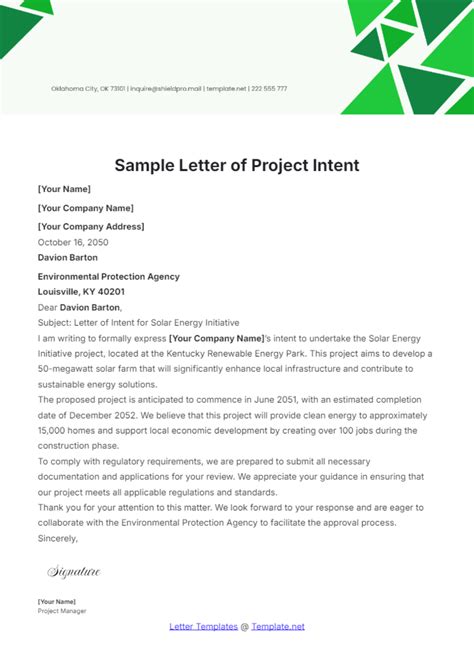 Image result for Intent Letter Sample