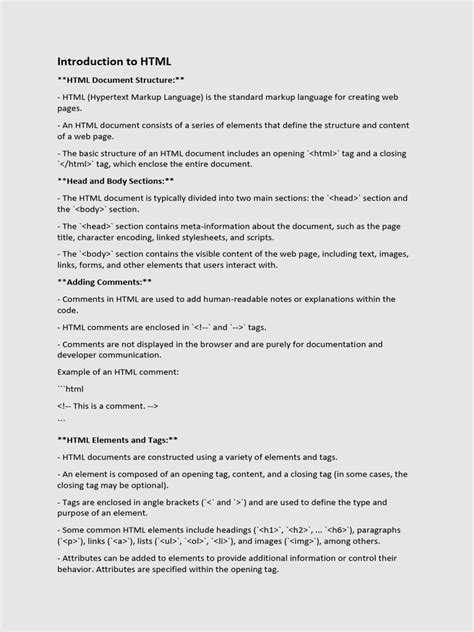 Image result for Learning Path of HTML in Deteils PDF