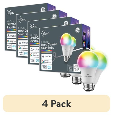 Afbeeldingsresultaten voor Cync Color Changing Smart Bulb Color Settings