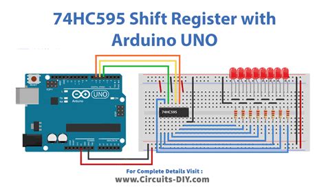 Afbeeldingsresultaten voor 74HC595 Arduino