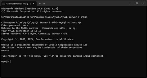 Afbeeldingsresultaten voor MySQL Command Line Client CreateDatabase