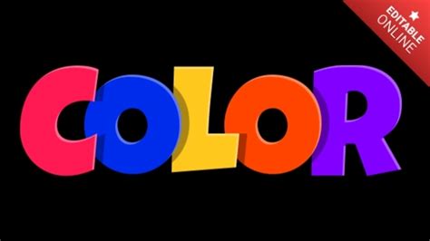 Image result for Color Text Letters