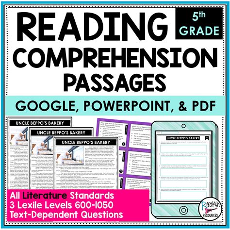 Image result for Grade 5 Reading Comprehension Worksheets