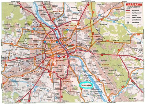 Image result for Warsaw City Map