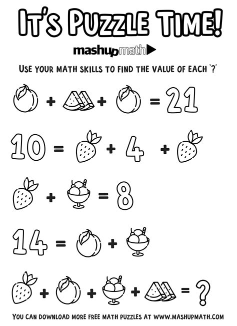 Image result for Math Coloring Puzzle
