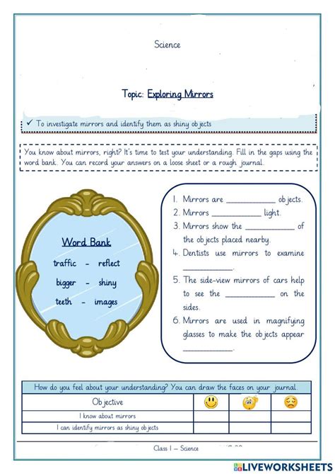 Image result for Mirror Reflection Worksheet