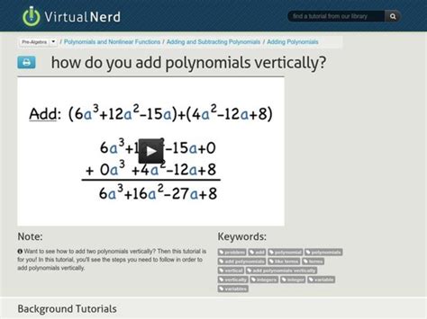 Image result for How to Multiply Polynomials Vertically