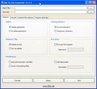 Image result for Bat to exe Compiler Program