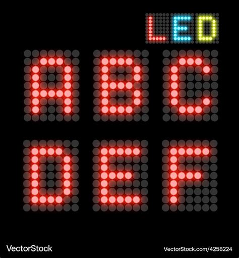 Bildergebnis für LED Font Lettering