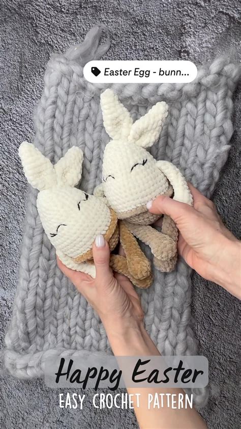 Image result for Easy Crochet Easter Bunny