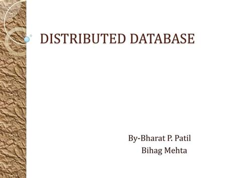 Image result for Distributed Database Presentation Templates