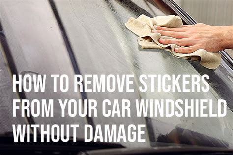Image result for How to Get a Sticker Off Your Car Window