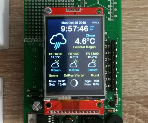 Image result for Weather Clock Arduino
