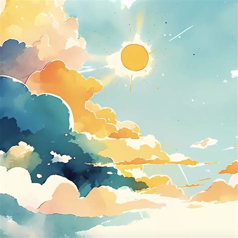 Image result for Sun Sky Drawing