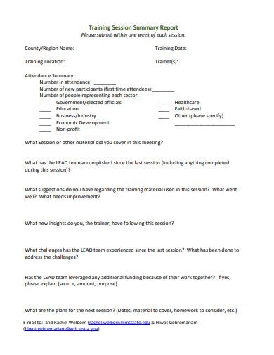 Image result for How to Write a Training Report