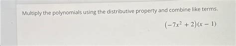 Image result for Use Distributive Property to Multiply Polynomials