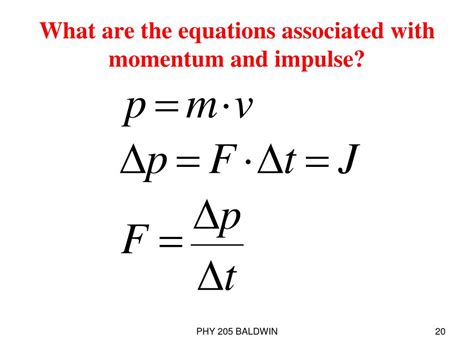 Momentum Equation