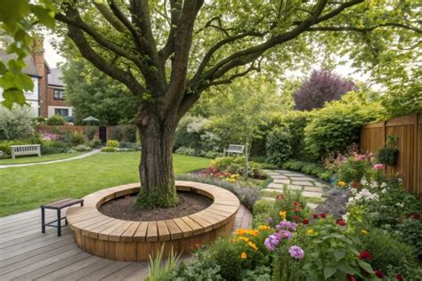 Image result for Bench Seating around Tree
