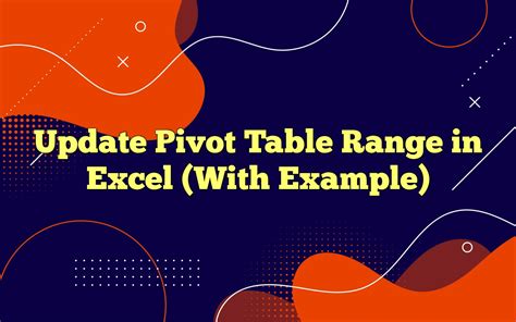 Toradh íomhá ar How to Update PivotChart Automatically