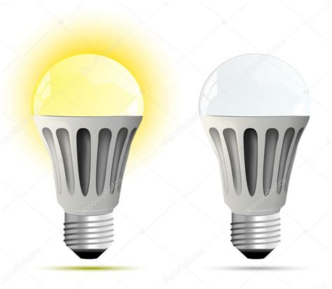 Toradh íomhá ar LED Bulb Vector Image