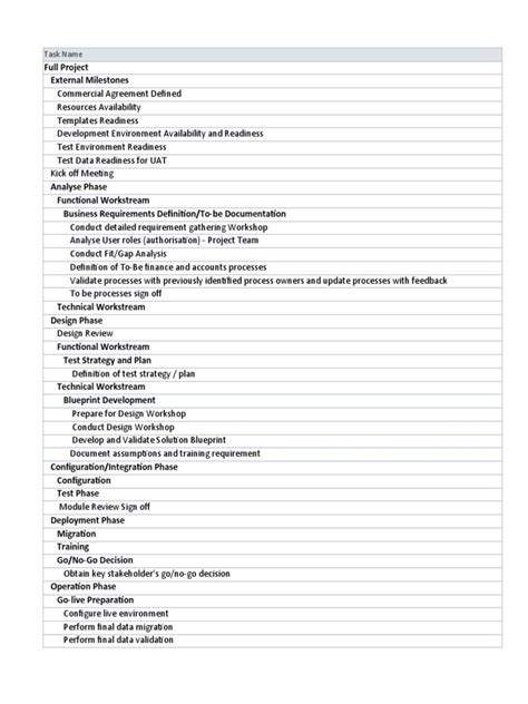 Image result for ERP Program Timeline